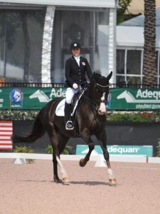 Annie Peavy and Royal Dark Chocolate at the 2017 Adequan Global Dressage Festival CPEDI3*. (Photo: Lindsay Y. McCall)