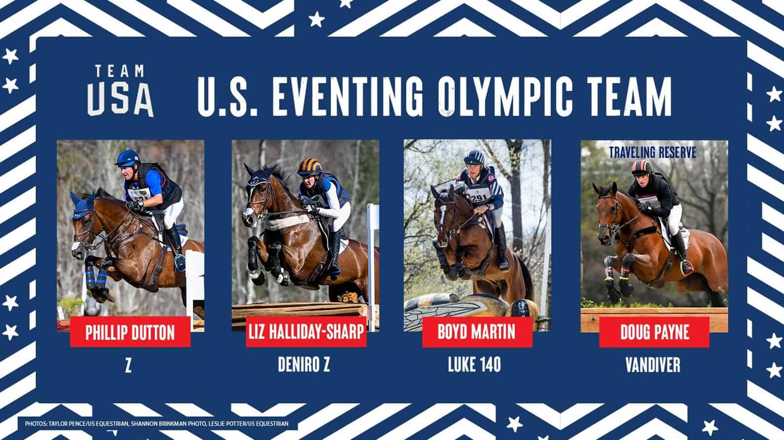 U.S. Eventing Olympic Team Announced for Tokyo USET Foundation